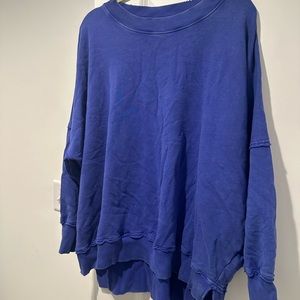 Aerie blue oversized sweatshirt in xl